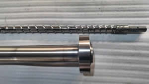 Screw barrel of HDPE film blowing machine