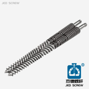 Conical Twin Screws Extruder Machine Barrel and Screw for PVC Plastic