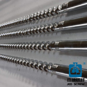 Jed Teflon screw barrel used for various brands of fluorine plastic extruder, wire and cable extruder