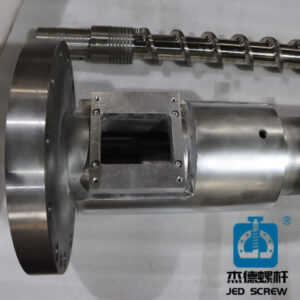 Jed, plastic film extruder screw barrel, support customization, complete specifications, excellent plasticizing