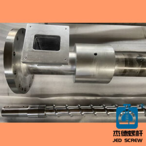 Jed, the screw barrel of rattan extruder, excellent plasticizing and stable pressure